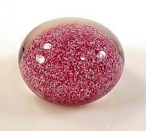 Antique St. Louis Jasper Ground Glass Paperweight