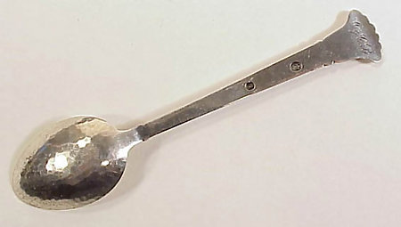12 Art Deco Danish Sterling Silver Coffee Spoons