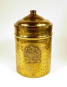 Imperial Russian Double Eagle Brass Humidor