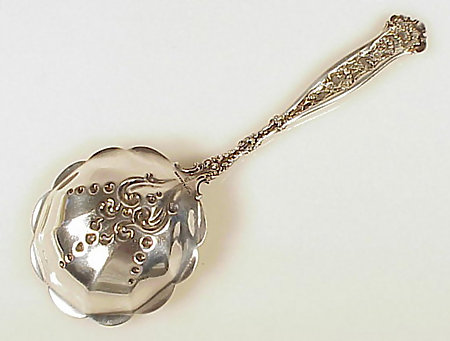 Whiting Sterling Silver DRESDEN Berry Casserole Spoon