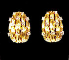 Tiffany & Co. 18K Gold & Diamond Clip Earrings