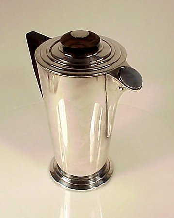Art Deco Silverplate ILE DE FRANCE Cocktail Shaker