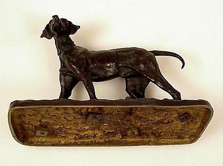 Pierre Jules Mene Hound Animalier Bronze