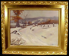 H. Don Donnell Pennsylvania Impressionist Snowscape