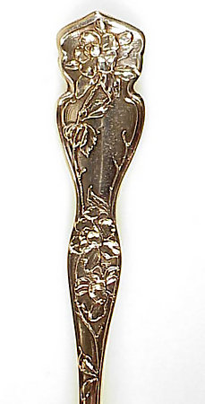 Art Nouveau Sterling Silver Baird-North Serving Fork