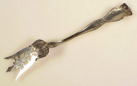 Art Nouveau Sterling Silver Baird-North Serving Fork