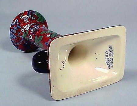 Cauldon Chintz Pottery Chamber Stick