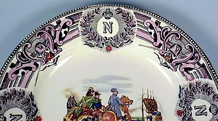 Emperor Napoleon I Transferware Plate