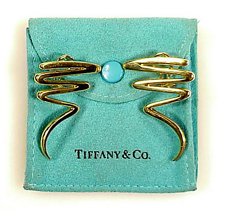 Tiffany &amp; Co. Paloma Picasso 18K Gold SCRIBBLE Earrings