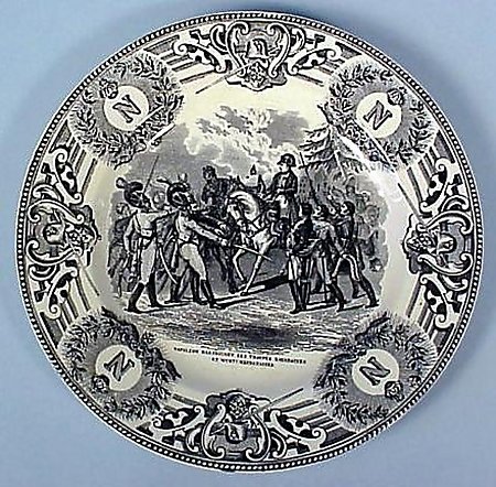 6 19th Cent. Emperor Napoleon Transfer Plates