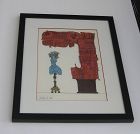 STIG LINDBERG HAND COLORED LITHOGRAPH 1978