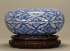 Japanese Blue & White Sometsuke Box