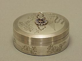 Japanese Sterling Silver Box by Toyokoki