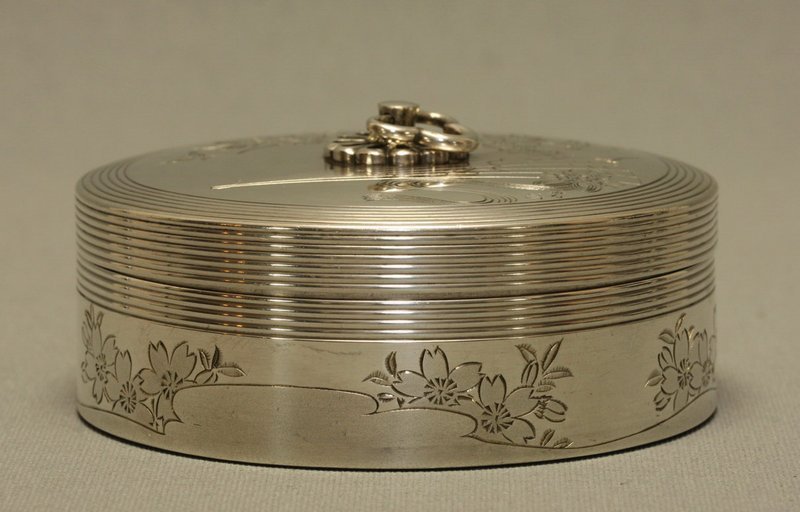 Japanese Sterling Silver Box by Toyokoki