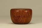 Japanese Wooden Tea Caddy NATSUME w Net Design