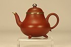 Superb Chinese Yixing Teapot MENGCHEN w Inscription