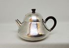 Japanese Silver Teapot w Bell Shaped