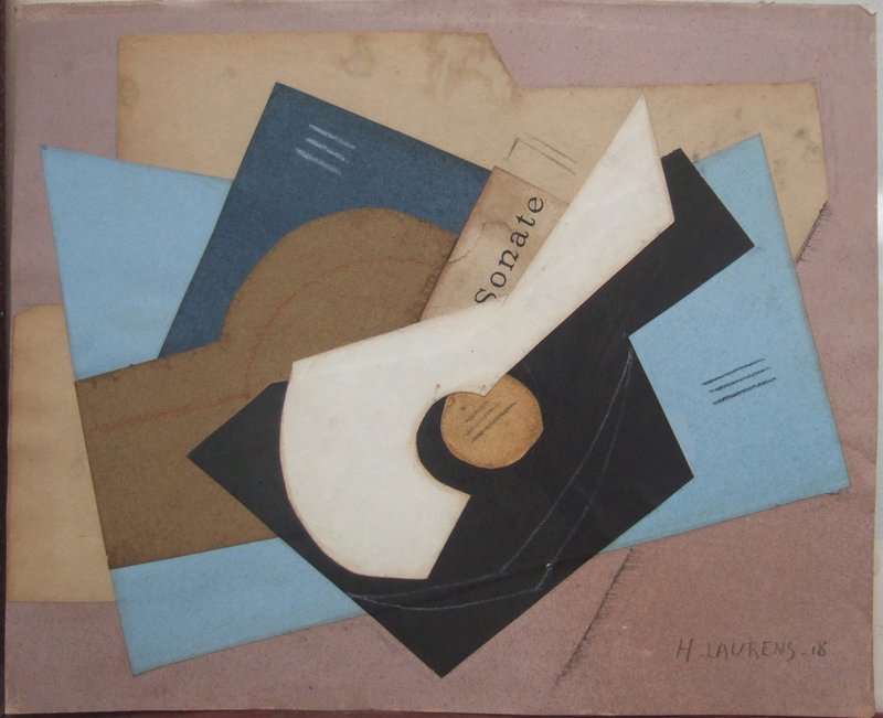 Cubiste Natur Morte Avec Guitare: Henri Laurens