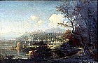 View of Sorrento & Vesuvius: George Loring Brown