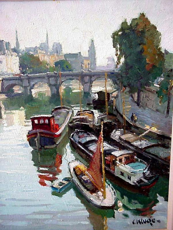 &quot;Le Ponte de la Cite' Paris&quot;: Constantine Kluge