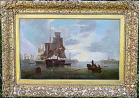 Ship in Harbor: James Wilson Carmichael