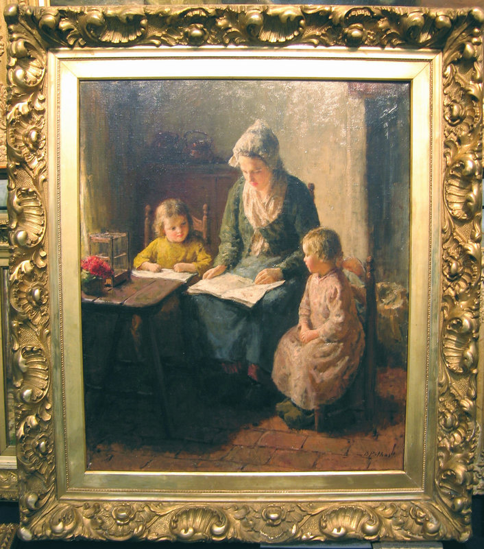 Reading with Mother, Bernard Pothast