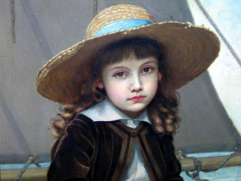 Victorian Child in Fishing Boat: Phoebe Jenks