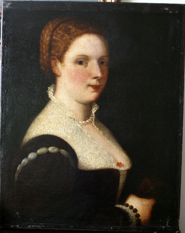 Portrait of Italian Woman: 17th C Italian School