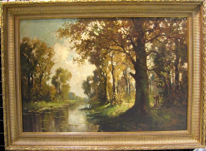 River Landscape with Figures: Kees Terlowe