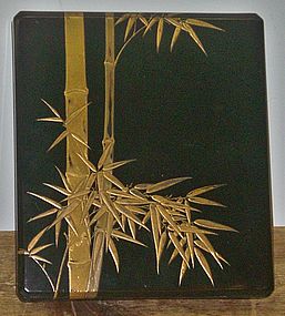 Antique Japanese Lacquered Caligraphy Box
