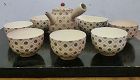Antique Japanese Kyoto Ceramic Sencha Set