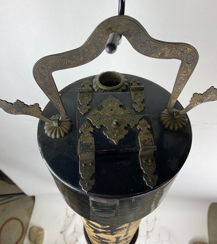 Antique Japanese Shrine Festival Chochin Lantern