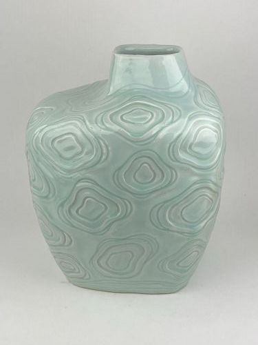 Antique Japanese Ceramic Signed Rakuzan Vase