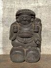 Antique Japanese Meiji Period Wood Carving