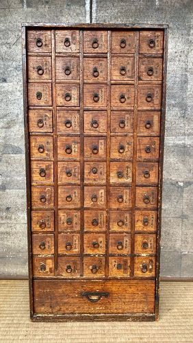 Antique Japanese Meiji Period Herbal Apothecary Chest