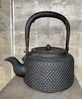 Antique Japanese Nambu Forge Large Iron Hearth Tea Pot