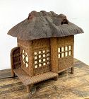 Antique Japanese Iron Tea Hut Lantern