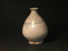 White slip bottle (vase)by Sadamitsu Sugimoto,the great master hand