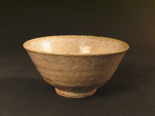 Madara (mottle) karatsu chawan by Dohei Fujinoki the popular artist