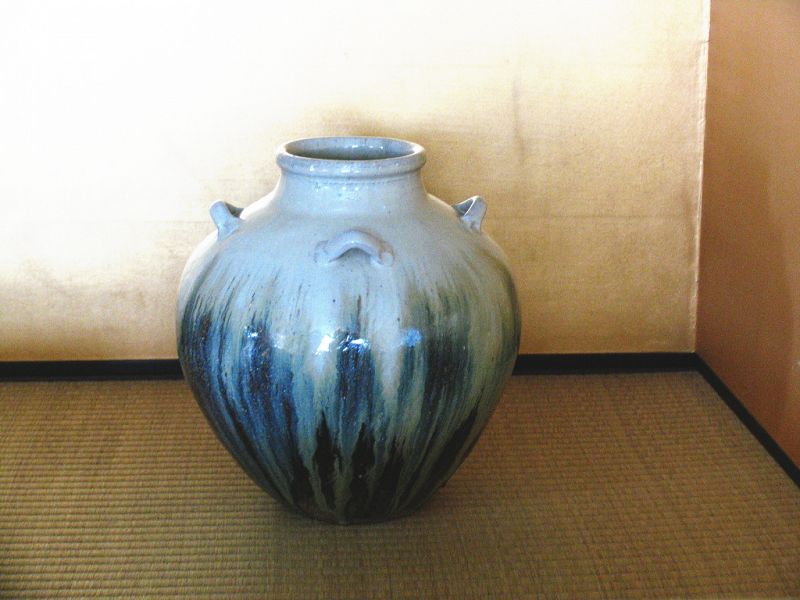Chosen-karatsu Tea jar by Dohei Fujinoki the popular artist KARATSU