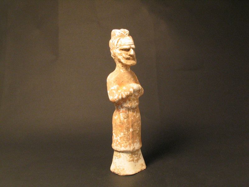 Tang Painted unglazed pottery foreigne delegate figure