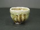 Kararsu ashes covered sake cup by popular potter Dohei Fujinoki