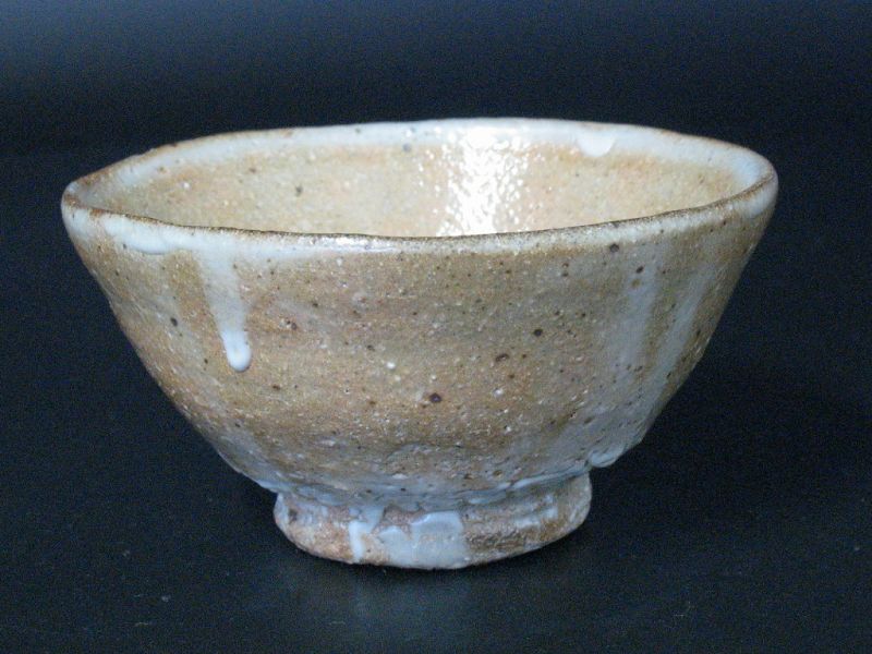 Ido Guinomi sake cup by the great master Sadamitsu Sugimoto