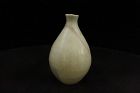 Celadon "Tokkuri" sake bottle by great master Sadamitsu Sugimoto