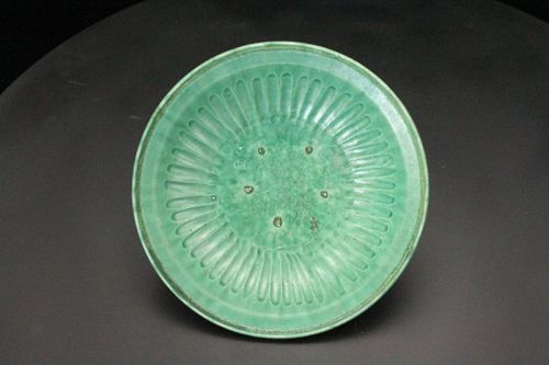 15th century Annamese Green glaze plate