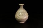 15th century Korea early Joseon dynasty Punch'ong small bottle