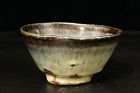 Madara glaze Guinomi sake cup by Great master Sadamitsu Sugimoto