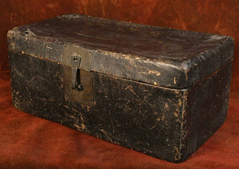 Rare 18th Century Korean Animal Hide Box