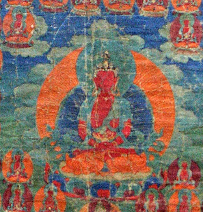 17th Century Tibetan Amitabha Thangka