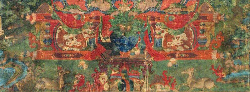 17th Century Tibetan Bhaisajyaguru Thangka